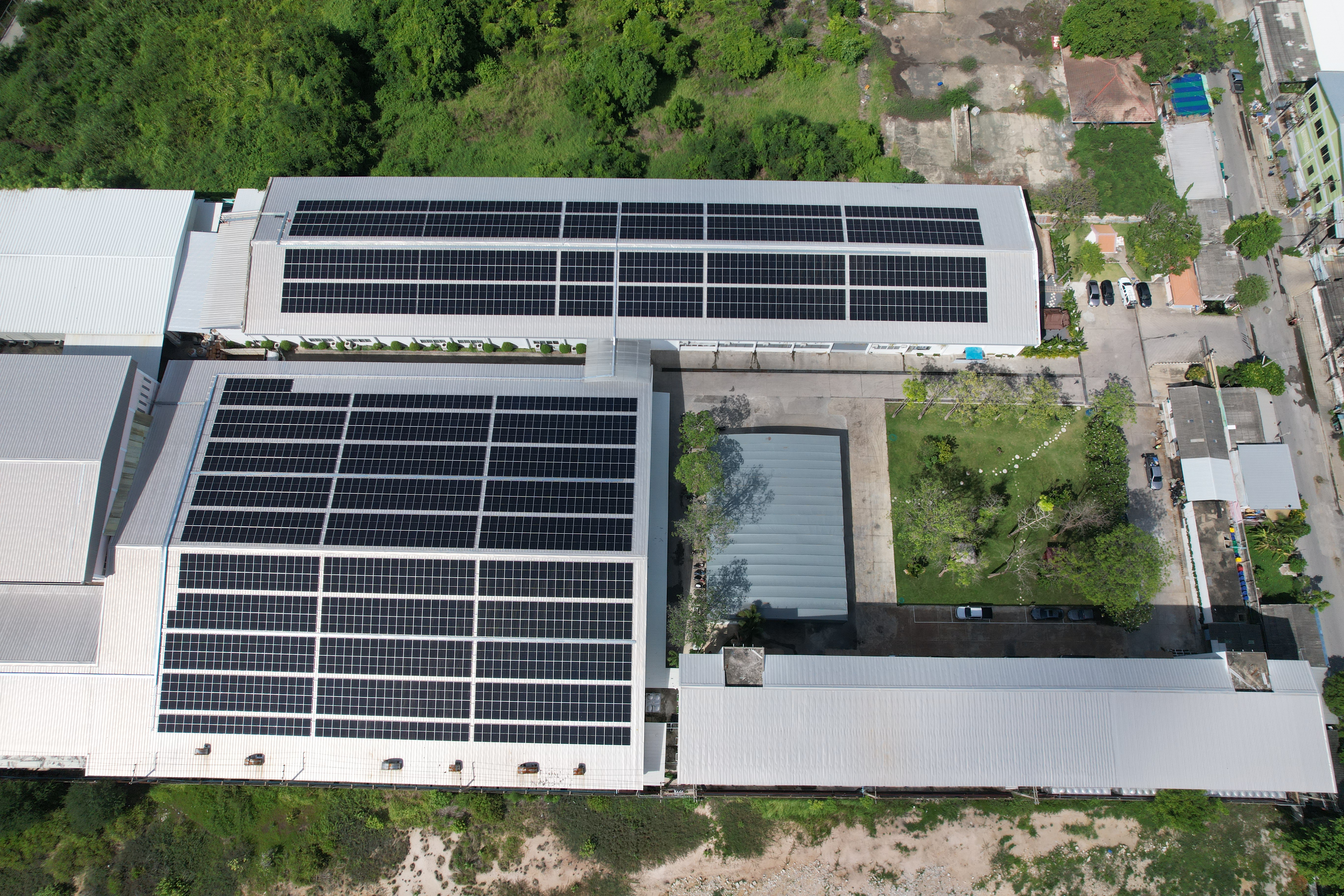 Weilan Thailand rooftop solar energy system